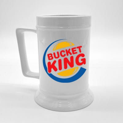 Bucket King Basketball Player Hoops Culture Funny Beer Stein