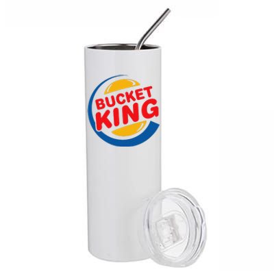 Bucket King Basketball Player Hoops Culture Funny Stainless Steel Tumbler