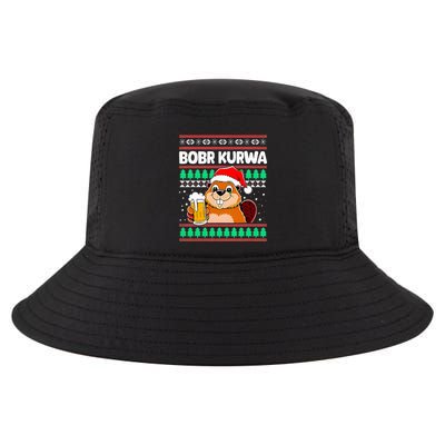 Bobr Kurwa Bober X Xmas Christmas Beer Kurwa Bober Xmas Beer Cool Comfort Performance Bucket Hat
