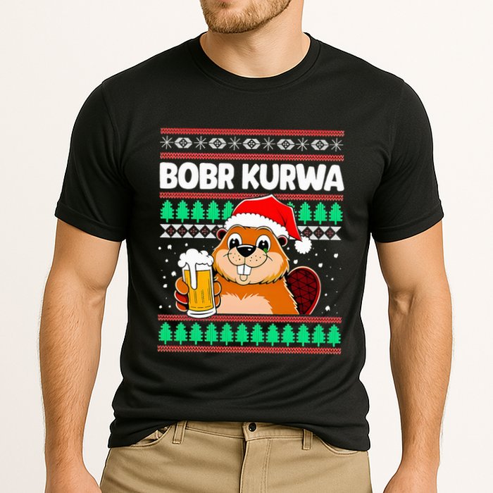 Bobr Kurwa Bober X Xmas Christmas Beer Kurwa Bober Xmas Beer Performance Shirt