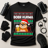 Bobr Kurwa Bober X Xmas Christmas Beer Kurwa Bober Xmas Beer Performance Shirt