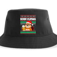 Bobr Kurwa Bober X Xmas Christmas Beer Kurwa Bober Xmas Beer Sustainable Bucket Hat