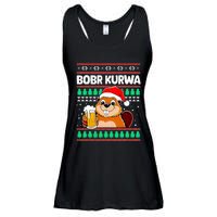 Bobr Kurwa Bober X Xmas Christmas Beer Kurwa Bober Xmas Beer Ladies Essential Flowy Tank