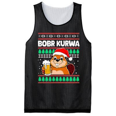 Bobr Kurwa Bober X Xmas Christmas Beer Kurwa Bober Xmas Beer Mesh Reversible Basketball Jersey Tank