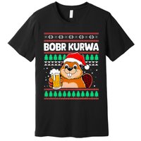 Bobr Kurwa Bober X Xmas Christmas Beer Kurwa Bober Xmas Beer Premium T-Shirt