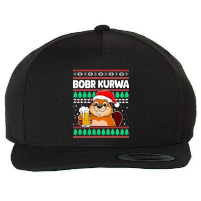 Bobr Kurwa Bober X Xmas Christmas Beer Kurwa Bober Xmas Beer Wool Snapback Cap