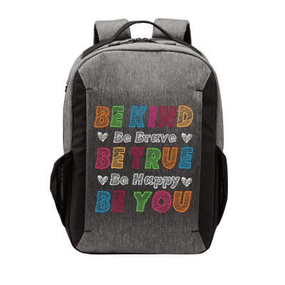 Be Kind Be Brave Be True Be Happy Be You Positive Quote Vector Backpack