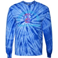 Be Kind Be Blessed Colors Tie-Dye Long Sleeve Shirt