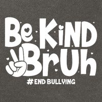 Be Kind Bruh #End Bullying Cotton Canvas Backpack