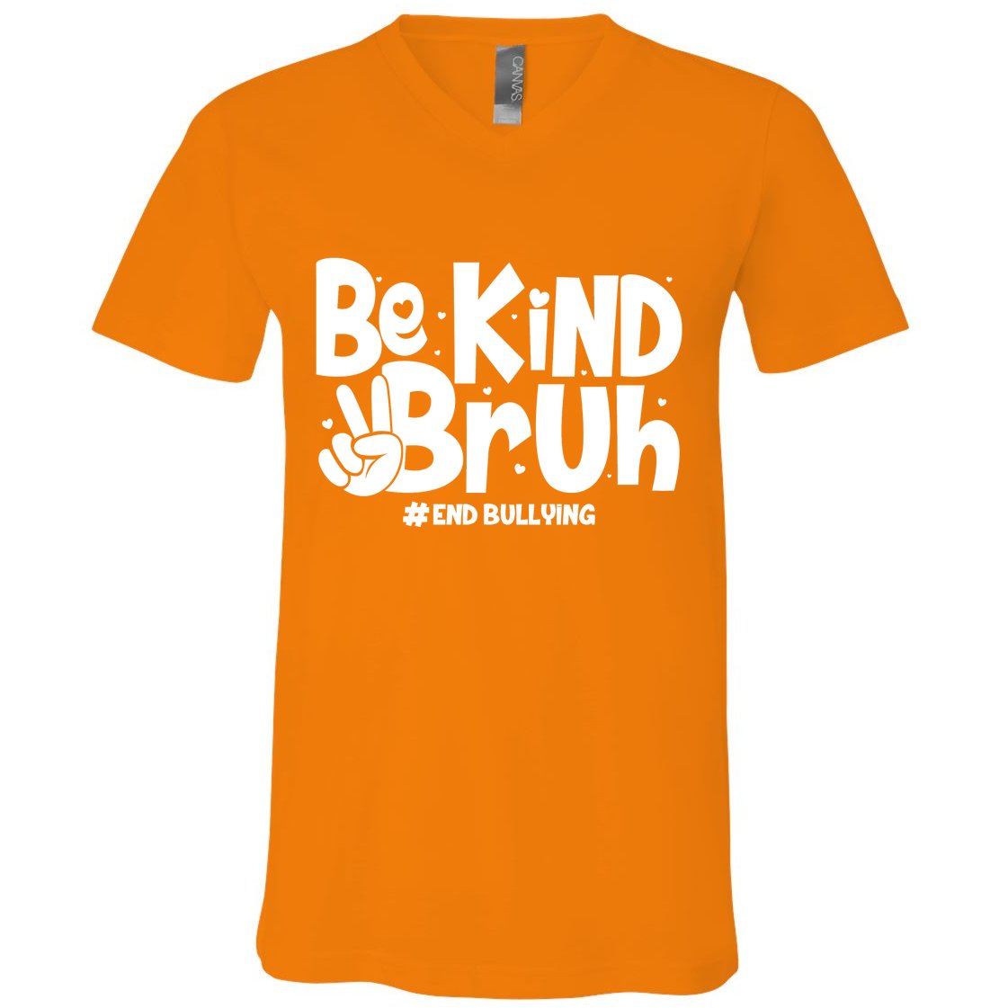 Be Kind Bruh #End Bullying V-Neck T-Shirt