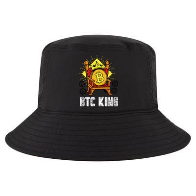 Bitcoin King Cool Comfort Performance Bucket Hat