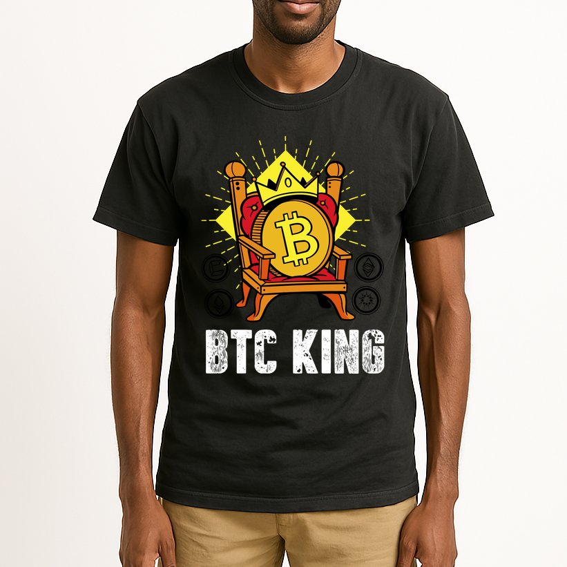 Bitcoin King Tall T-Shirt