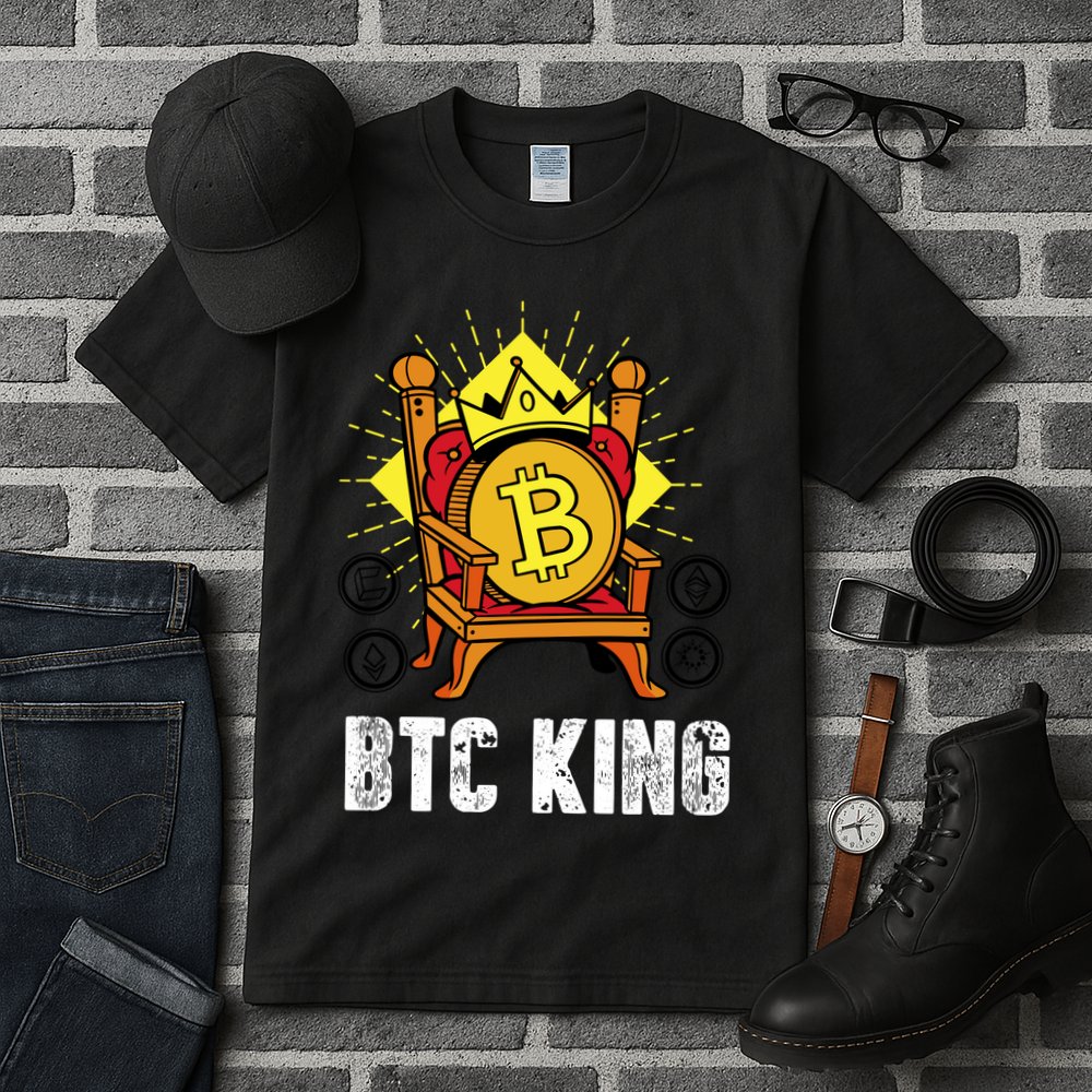Bitcoin King Tall T-Shirt