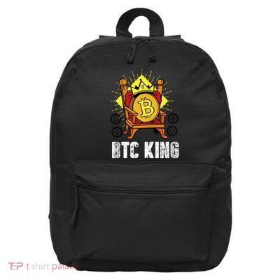 Bitcoin King 16 in Basic Backpack