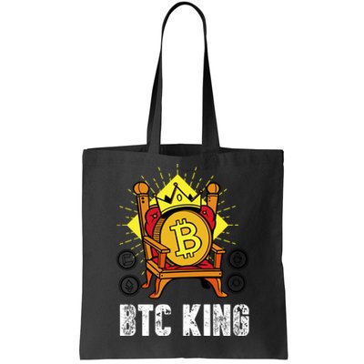 Bitcoin King Tote Bag