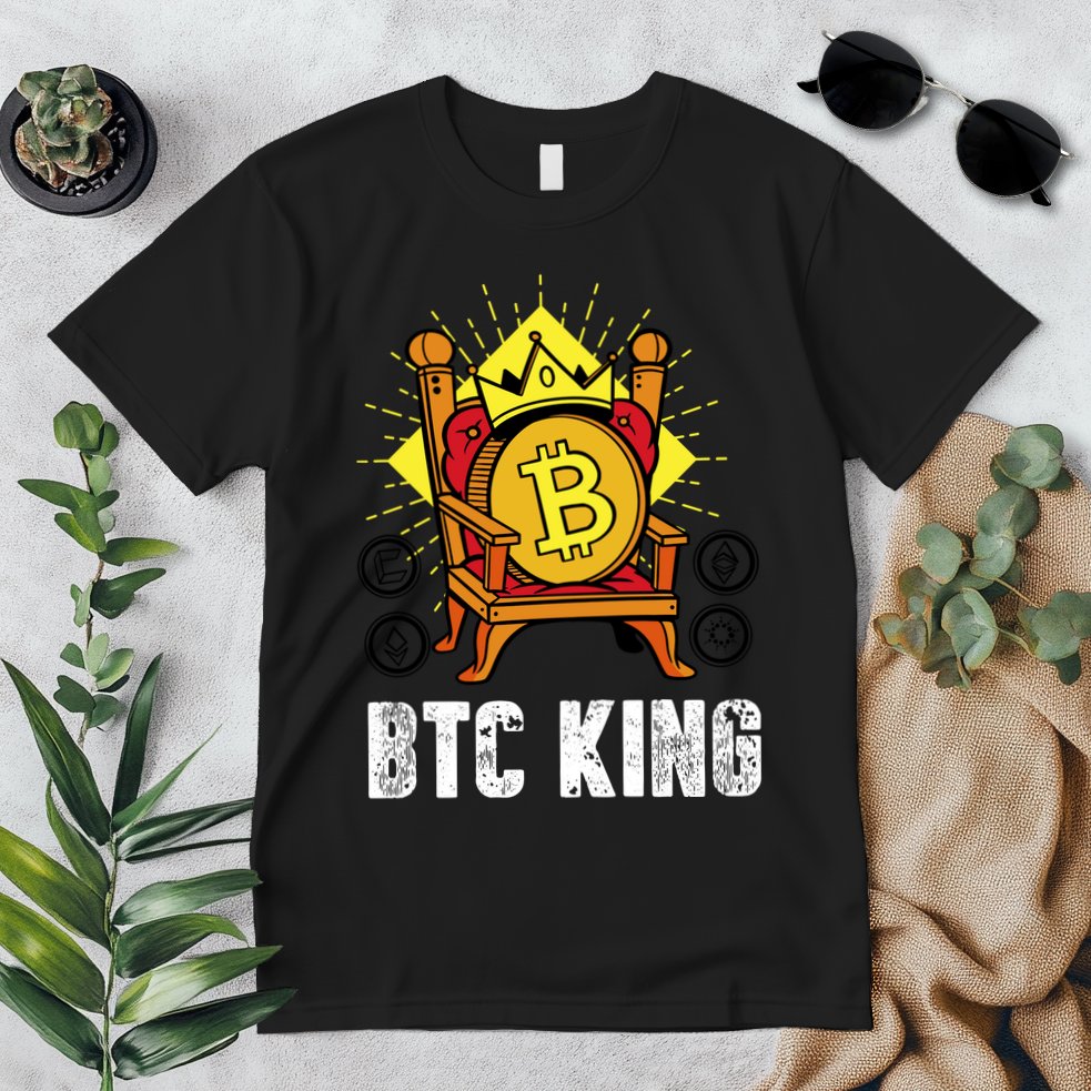 Bitcoin King Premium T-Shirt
