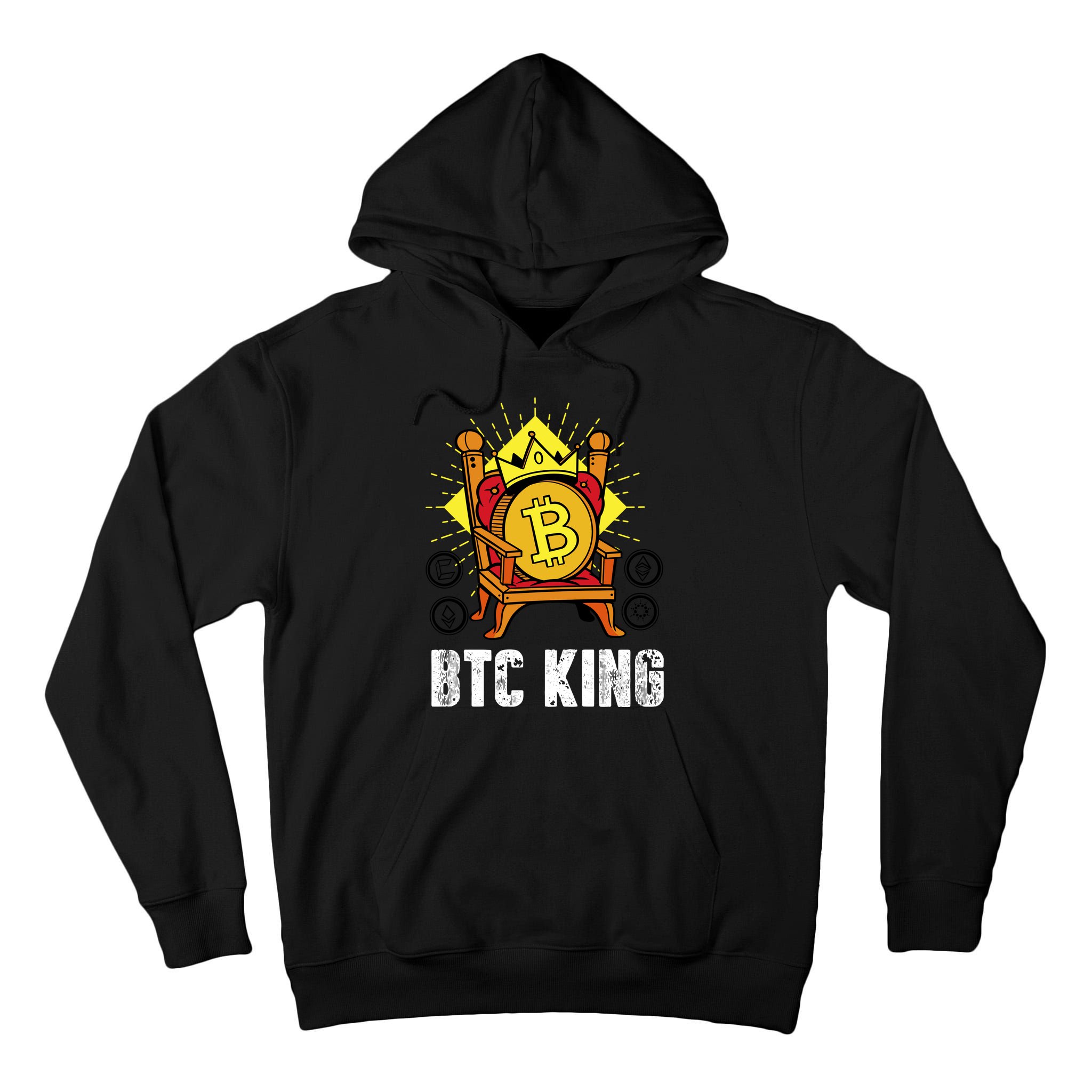 Bitcoin King Tall Hoodie