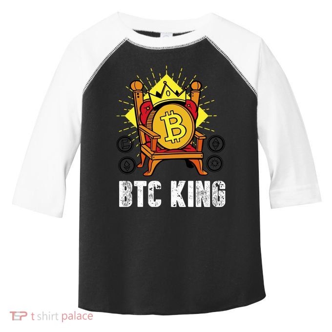 Bitcoin King Toddler Fine Jersey T-Shirt