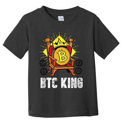 Bitcoin King Toddler T-Shirt