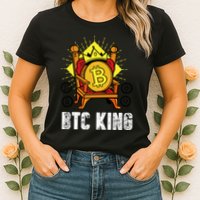 Bitcoin King Womens T-Shirt