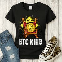 Bitcoin King Womens T-Shirt