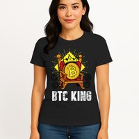 Bitcoin King Womens T-Shirt