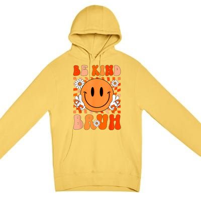 Be Kind Bruh Unity Day Anti Bullying Orange Boy Premium Pullover Hoodie