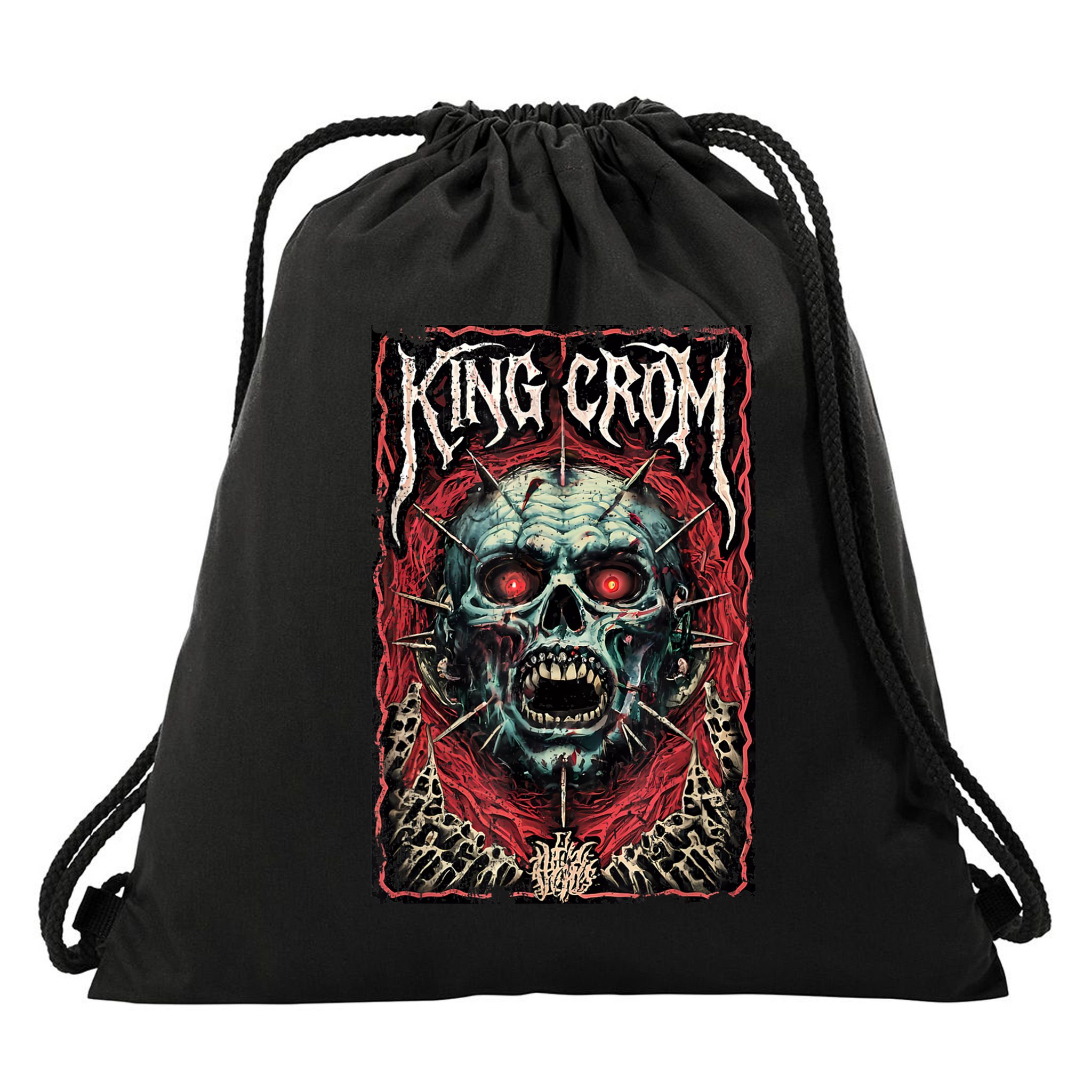 Barbarian King Drawstring Bag
