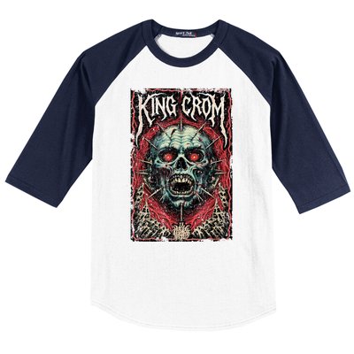 Barbarian King Baseball Sleeve Shirt