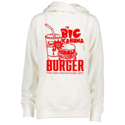 Big Kahuna Burger Womens Funnel Neck Pullover Hood