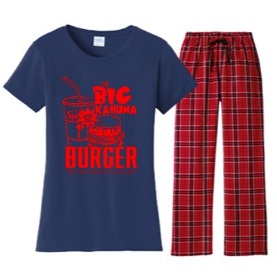 Big Kahuna Burger Women's Flannel Pajama Set