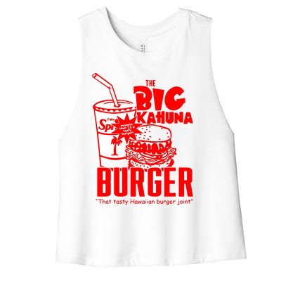 Big Kahuna Burger Women's Racerback Cropped Tank