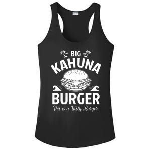 Big Kahuna Burger Inspired By Pulp Fiction Printed Ladies PosiCharge Competitor Racerback Tank