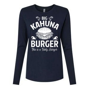 Big Kahuna Burger Inspired By Pulp Fiction Printed Womens Cotton Relaxed Long Sleeve T-Shirt