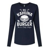 Big Kahuna Burger Inspired By Pulp Fiction Printed Womens Cotton Relaxed Long Sleeve T-Shirt