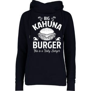 Big Kahuna Burger Inspired By Pulp Fiction Printed Womens Funnel Neck Pullover Hood