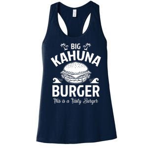 Big Kahuna Burger Inspired By Pulp Fiction Printed Women's Racerback Tank