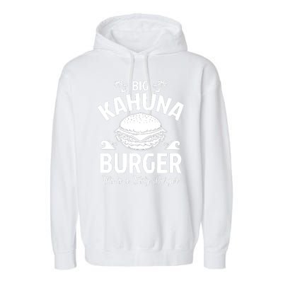 Big Kahuna Burger Inspired By Pulp Fiction Printed Garment-Dyed Fleece Hoodie