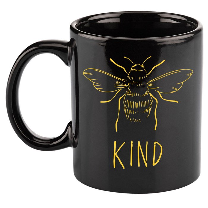 Bee Kind Beekeeping Gift 11oz C Handle Ceramic Mug
