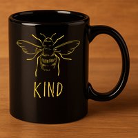 Bee Kind Beekeeping Gift 11oz C Handle Ceramic Mug