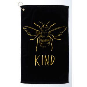 Bee Kind Beekeeping Gift Platinum Collection Golf Towel