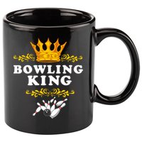 Bowling King 11oz C Handle Ceramic Mug