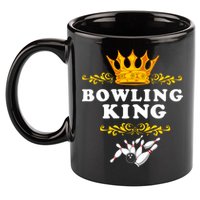 Bowling King 11oz C Handle Ceramic Mug