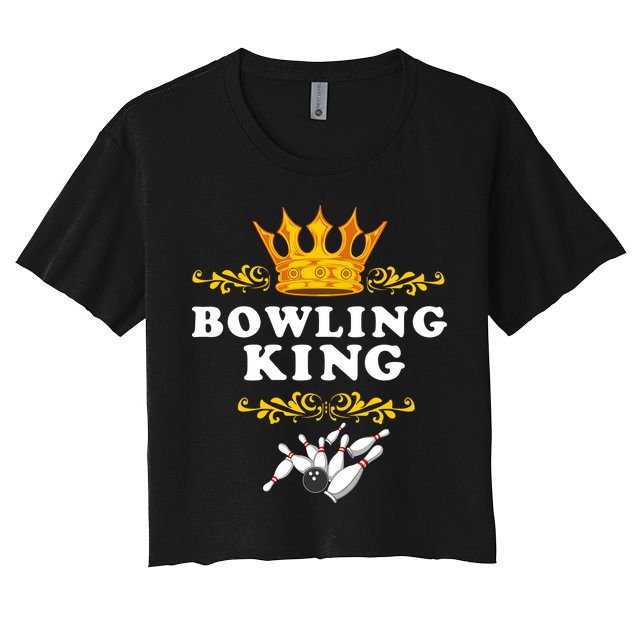 Bowling King Crop Top