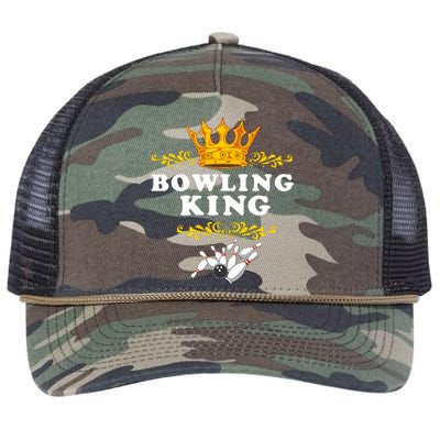 Bowling King Retro Rope Trucker Hat Cap