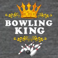 Bowling King 7 Panel Mesh Trucker Snapback Hat