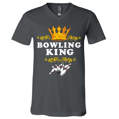 Bowling King V-Neck T-Shirt