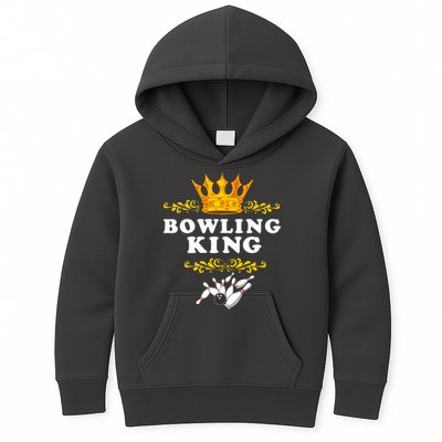 Bowling King Kids Hoodie