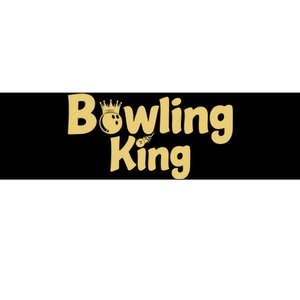 Bowling King Bowling Ball Bowlingpin Gift Bumper Sticker