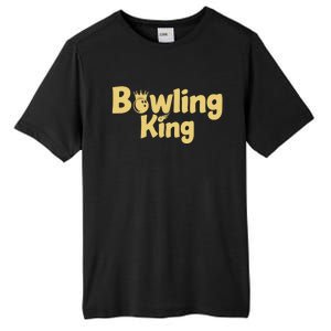 Bowling King Bowling Ball Bowlingpin Gift Tall Fusion ChromaSoft Performance T-Shirt